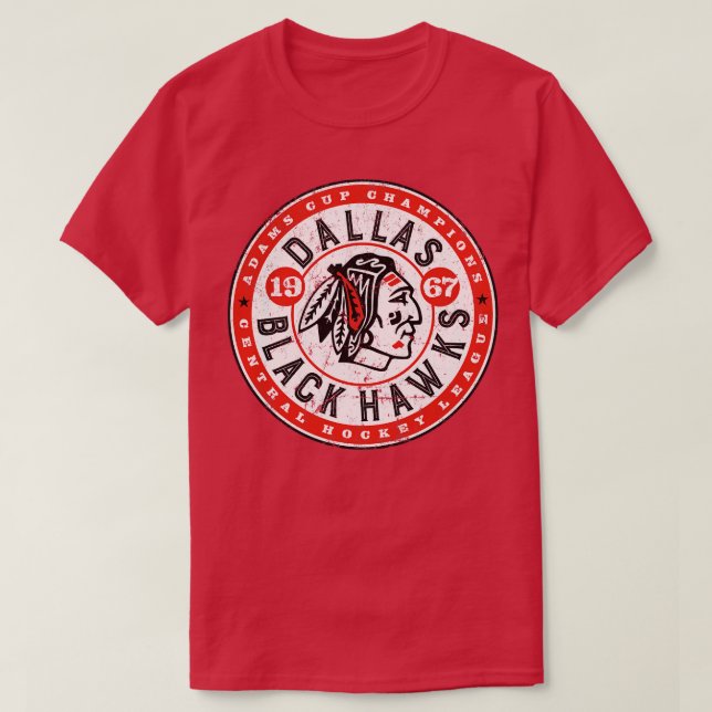 Camiseta Dallas Black Hawks 1 (Diseño del anverso)