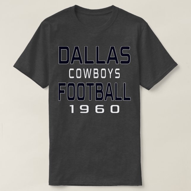Camiseta Dallas Cowboys 1960 Classic TShirt (Diseño del anverso)