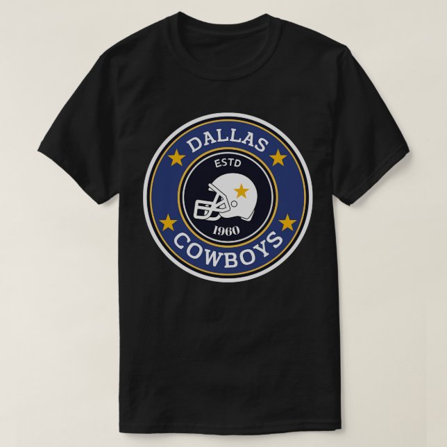 Camiseta Dallas Cowboys estilo TShirt (Diseño del anverso)