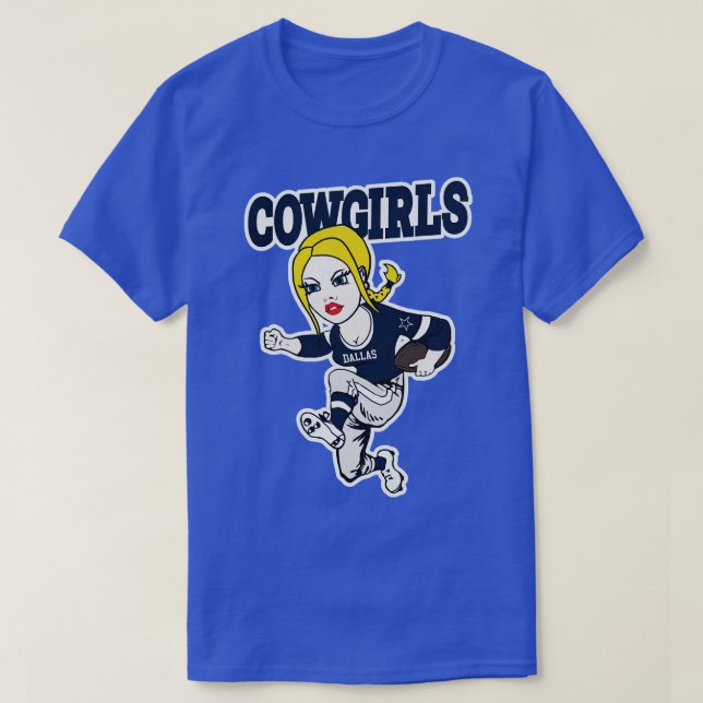 Camiseta Dallas Cowgirls (Diseño del anverso)