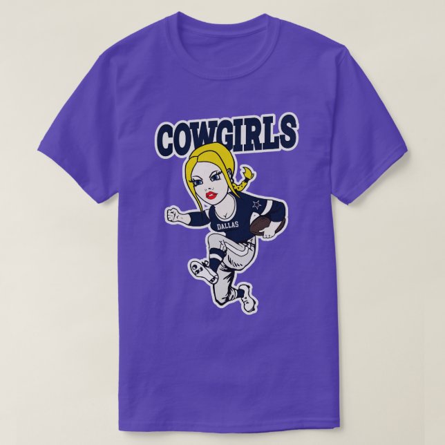 Camiseta Dallas Cowgirls (Diseño del anverso)