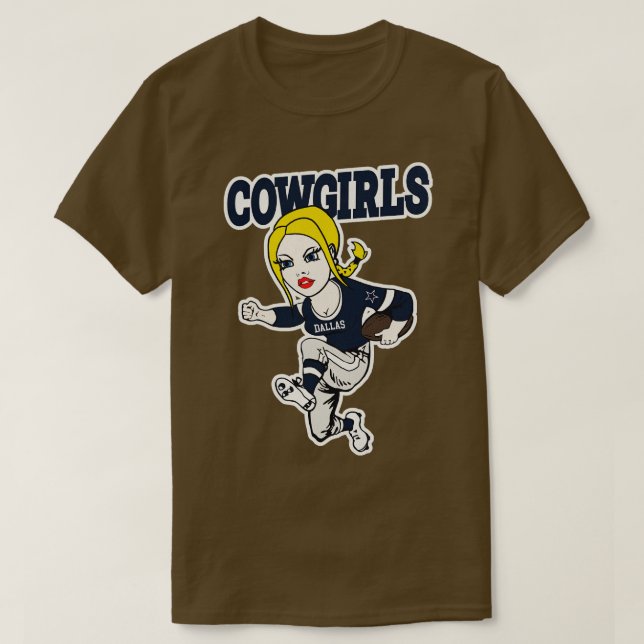Camiseta Dallas Cowgirls (Diseño del anverso)