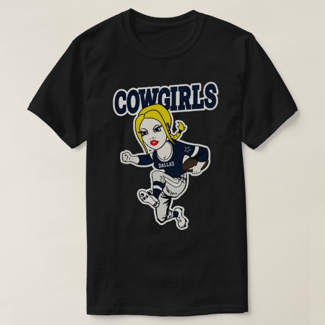 Camiseta Dallas Cowgirls (Diseño del anverso)