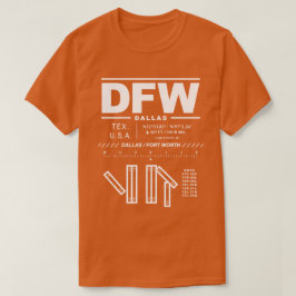 Camiseta Dallas Fort Worth International Airport DFW T-Shir