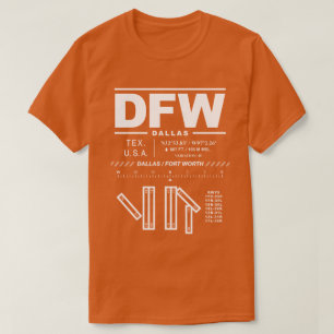 Camiseta Dallas Fort Worth International Airport DFW T-Shir