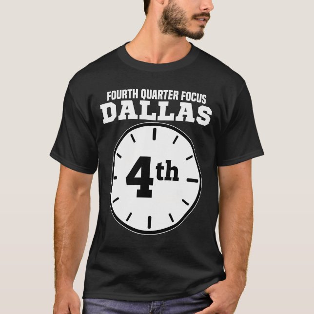 CAMISETA DALLAS FOURTH QUARTER FOCUS - TEXAS FOOTBALL (Anverso)