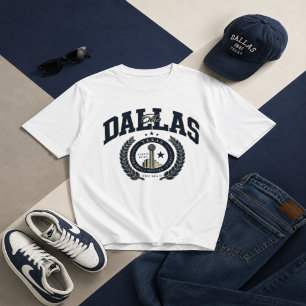 Camiseta Dallas Heritage Crest Graphic