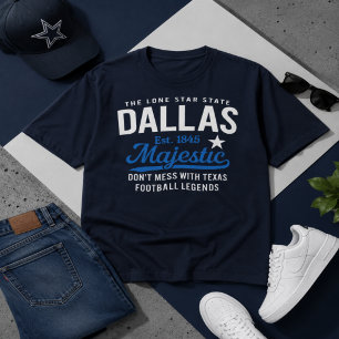 Camiseta Dallas Majestic Football Inspired Graphic