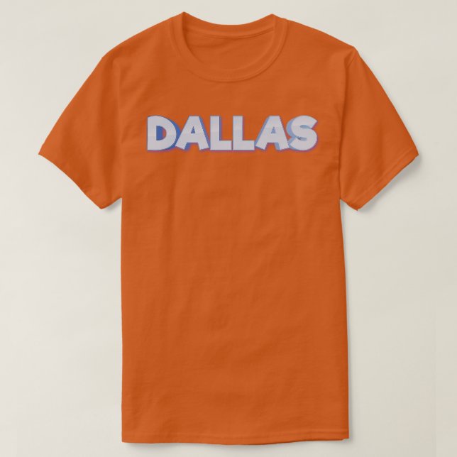 Camiseta Dallas me crió en Texas (Diseño del anverso)