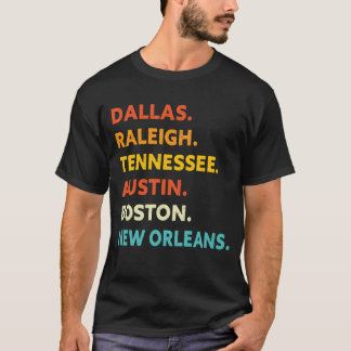 Camiseta Dallas Raleigh Tennessee Austin Boston Nueva Orlea