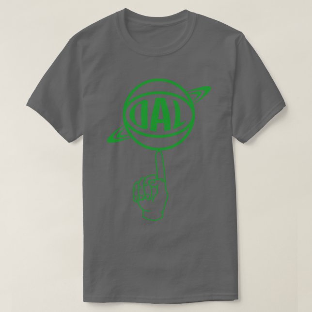 Camiseta Dallas Spinning Ball Green (Diseño del anverso)
