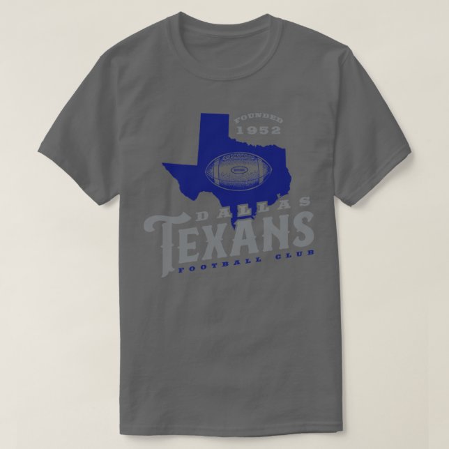Camiseta Dallas Texans (Diseño del anverso)