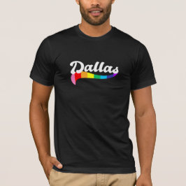 Camiseta Dallas Texas arcoíris orgullo gay TX derechos LGBT