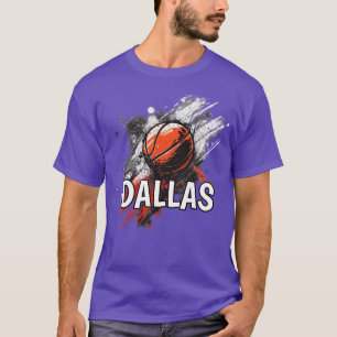 Camiseta Dallas Texas Basketball City Sports TShirt