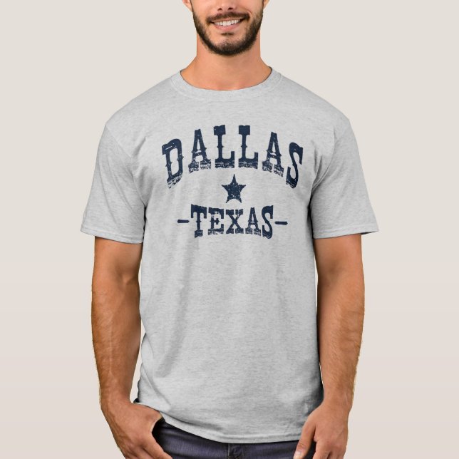 Camiseta Dallas Texas Las Ciudades De América (Anverso)