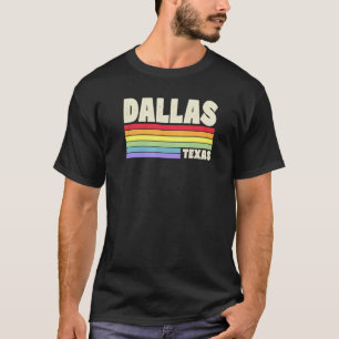 Camiseta Dallas Texas Orgullo Arcoiris Bandera Orgullo Gay 