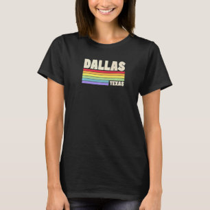 Camiseta Dallas Texas Orgullo Arcoiris Bandera Orgullo Gay