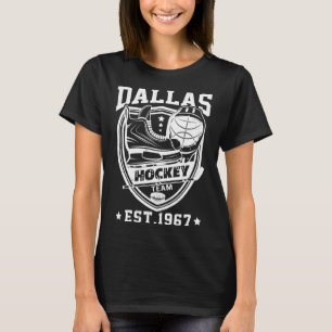 Camiseta Dallas Texas Star Sticks Funny Hockey Team Classic