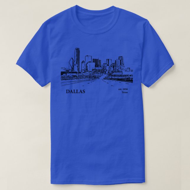 Camiseta Dallas Texas TShirt 2 (Diseño del anverso)