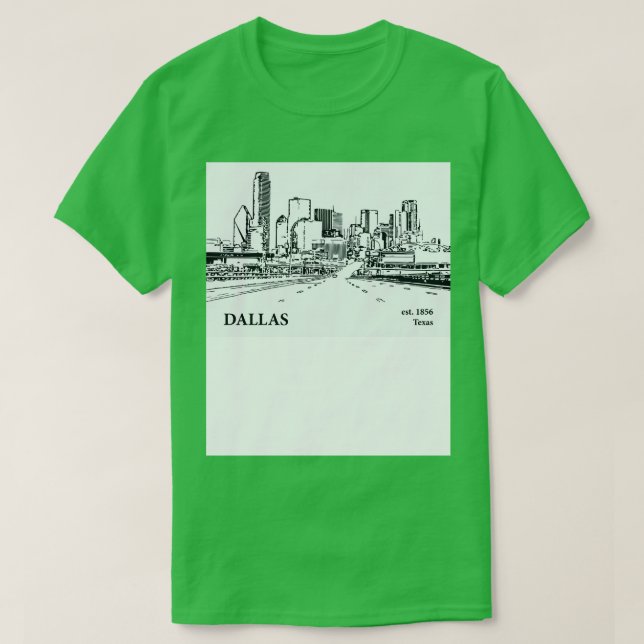 Camiseta Dallas Texas TShirt 4 (Diseño del anverso)