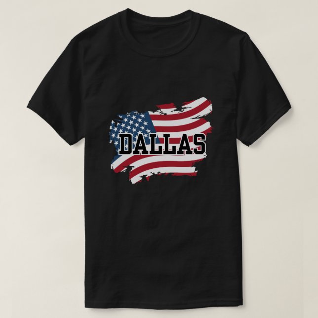 Camiseta Dallas USA (Diseño del anverso)