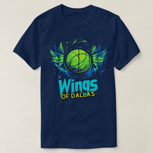 Camiseta Dallas Wings American Basketball WNBA TShirt (Diseño del anverso)