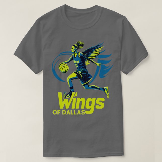 Camiseta Dallas Wings TShirt (Diseño del anverso)