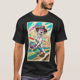 Camiseta Dalmacia en una misión: Skateboarding Dog T-Shirt