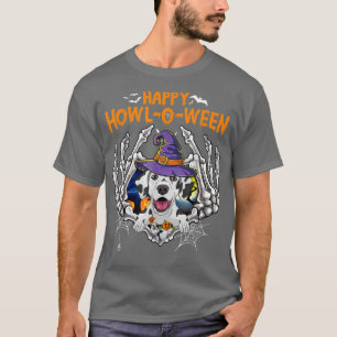 Camiseta Dalmacia Skeleton Heart Happy HowlOWeen Costume 