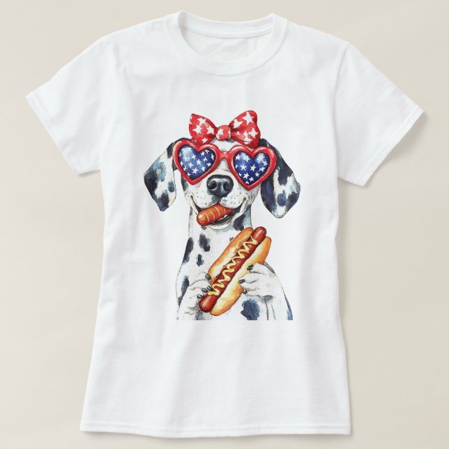 Camiseta Dálmata Patriótico (Diseño del anverso)