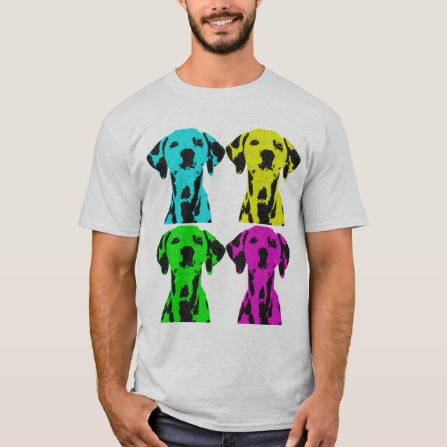 Camiseta Dalmata Pop art (Anverso)