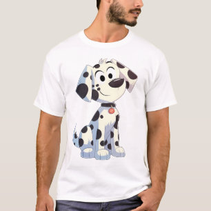 Camiseta Dálmata sonriente adorable
