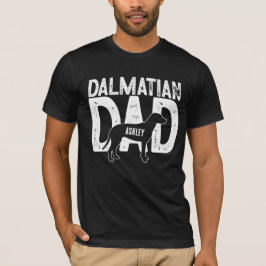 Camiseta Dalmatia Dog Dad Puppy Dad