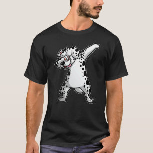 Camiseta Dalmatian De Guay Para Hombres Mujeres Que Dabbing