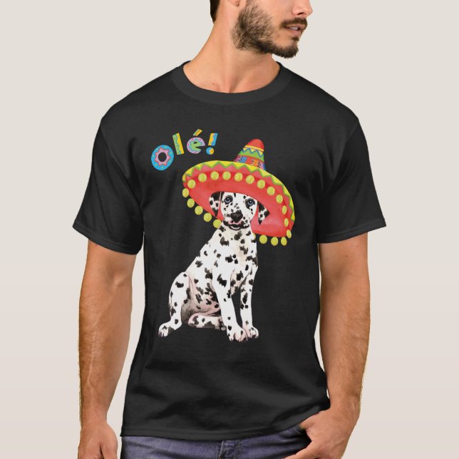 Camiseta Dalmatian de la fiesta (Anverso)