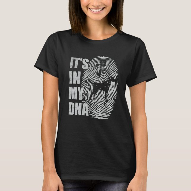 Camiseta Dalmatian DNA Dog Mom Dad Dog (Anverso)
