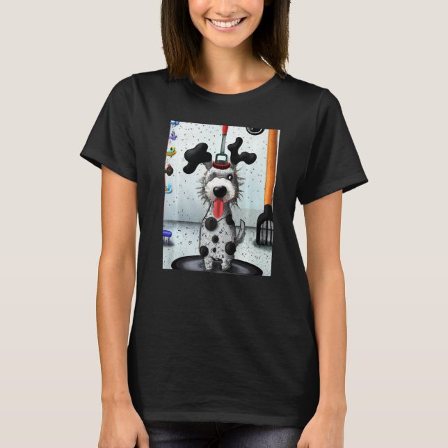 Camiseta Dalmatian dog artwork puppy (Anverso)