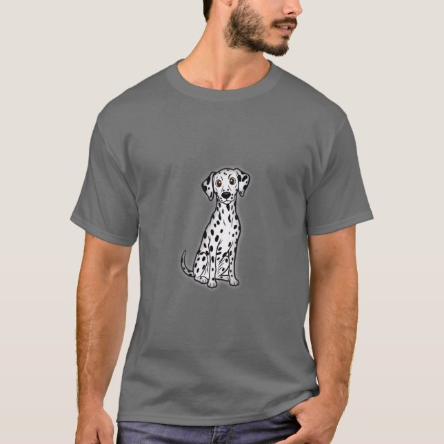 Camiseta Dalmatian Dog illustration (Anverso)