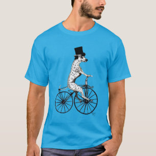 Camiseta Dalmatian en bicicleta 2