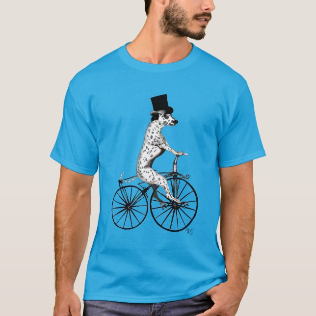 Camiseta Dalmatian en bicicleta 2 (Anverso)