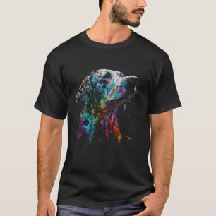 Camiseta Dalmatian Flames Cute Dog