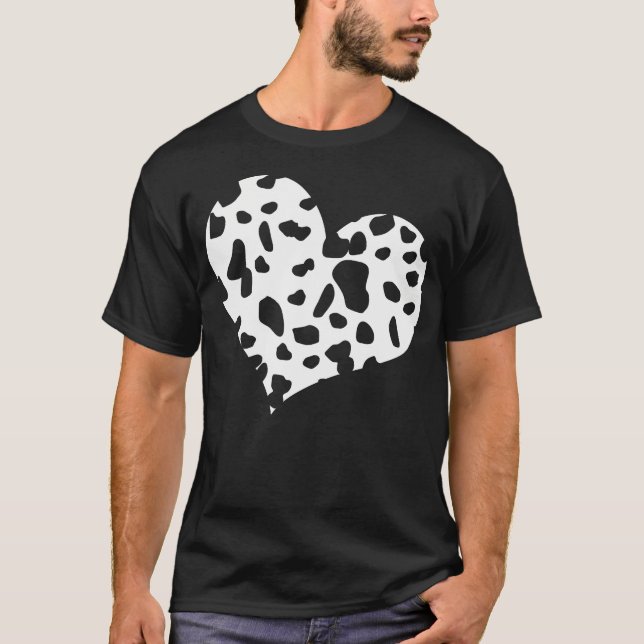 Camiseta Dalmatian Gift Funny Heart (Anverso)