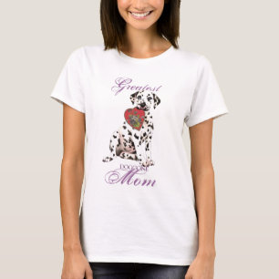 Camiseta Dalmatian Heart Mom