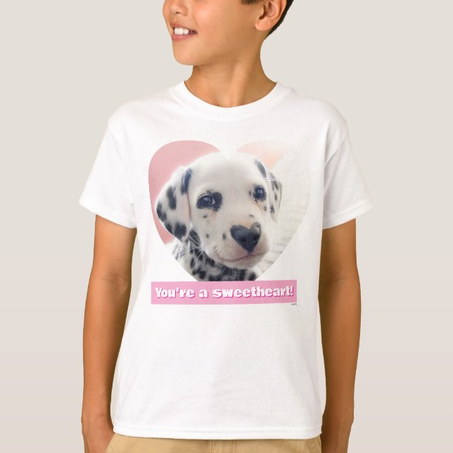 Camiseta Dalmatian Heart Nose (Anverso)
