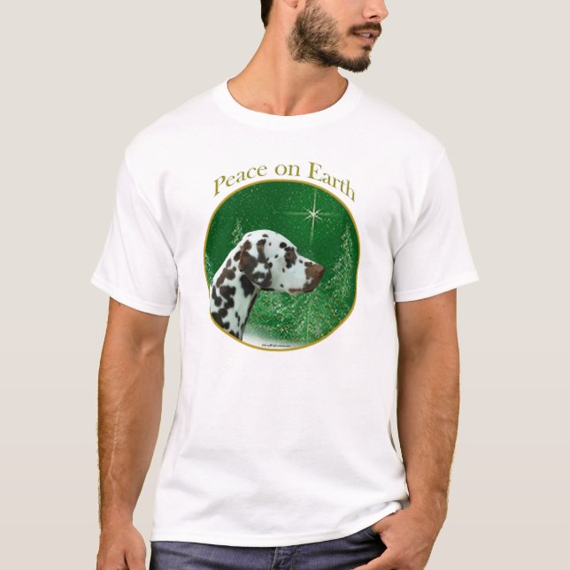 Camiseta Dalmatian (hígado) Paz (Anverso)