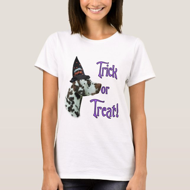 Camiseta Dalmatian (hígado) Trick (Anverso)