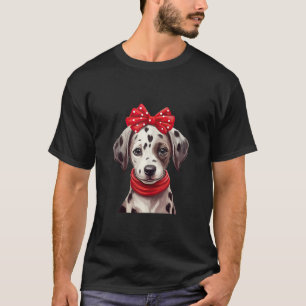 Camiseta Dalmatian lindo en la cabeza de banda roja Bandana