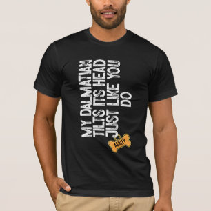 Camiseta Dalmatian Tlits cabeza como tú