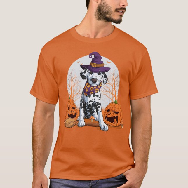 Camiseta Dalmatiana de Halloween (Anverso)
