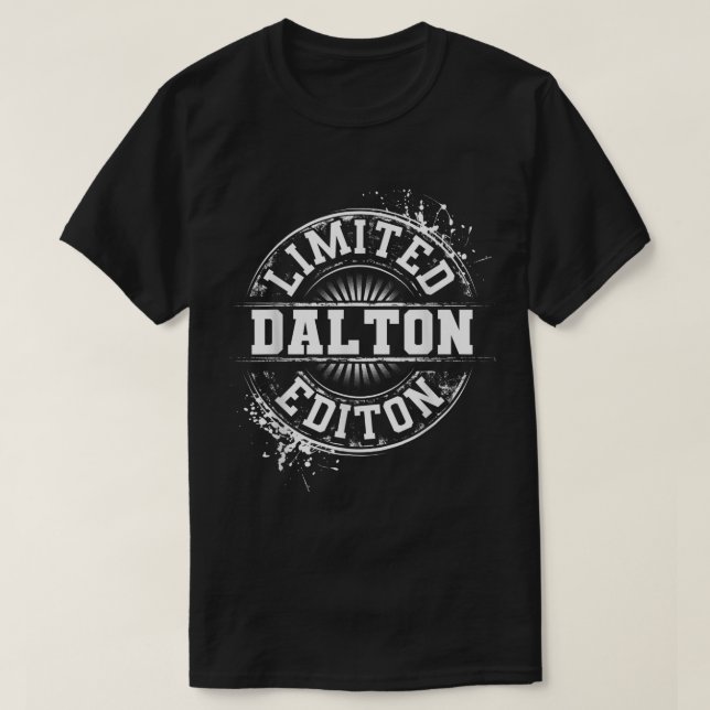 Camiseta DALTON Limited Edition Funny Nombre personalizado  (Diseño del anverso)
